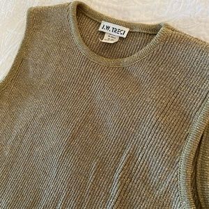 Vintage Womans Sparkly  Sweater Tank